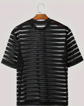 Black mesh shirt